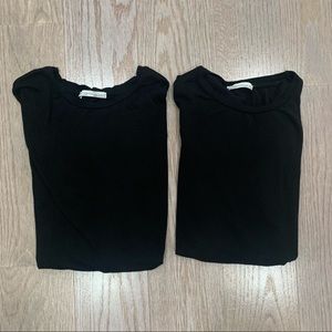 Zara Trafaluc Long Sleeve Tees - 2 Pack
